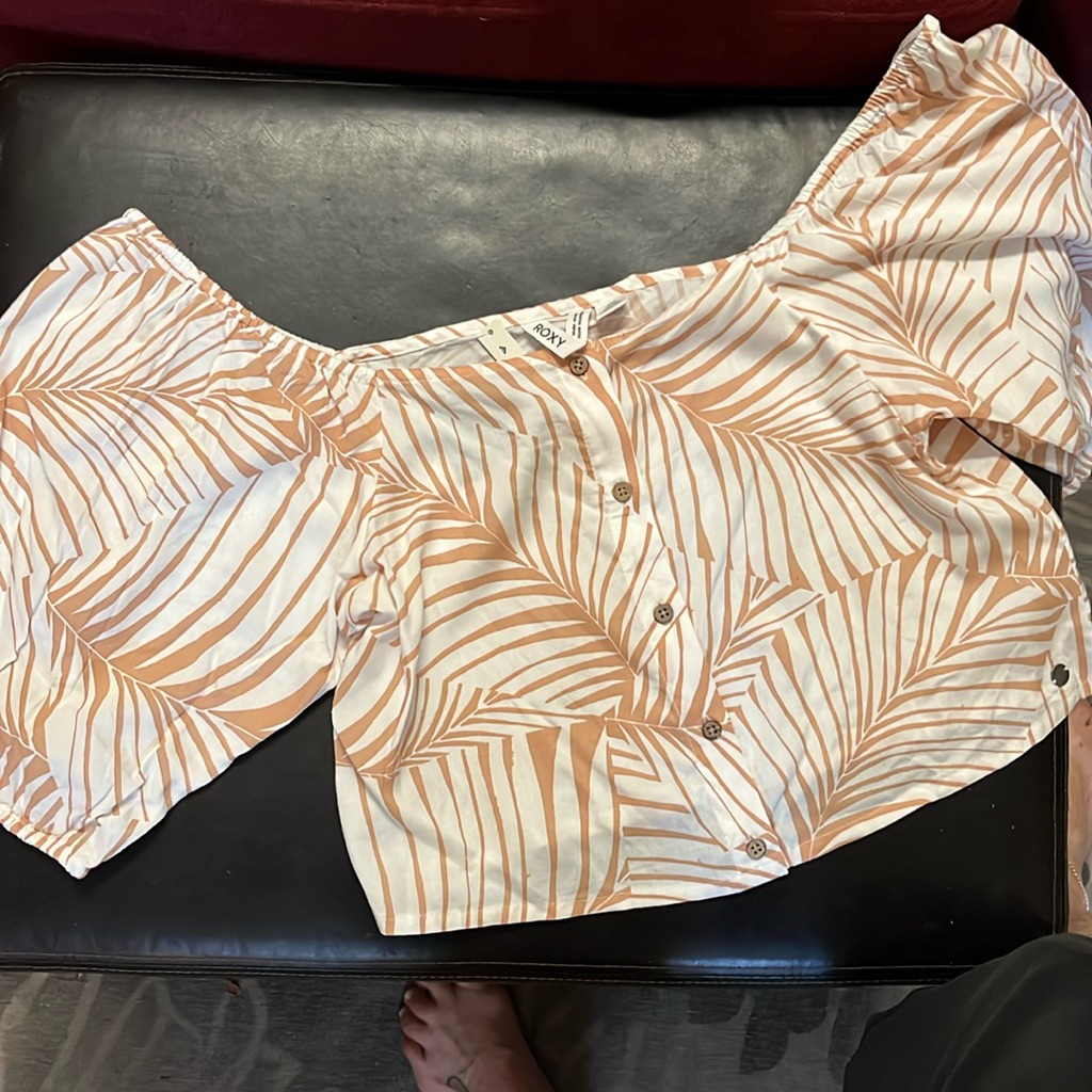 Nwt Roxy Crop Top Size L